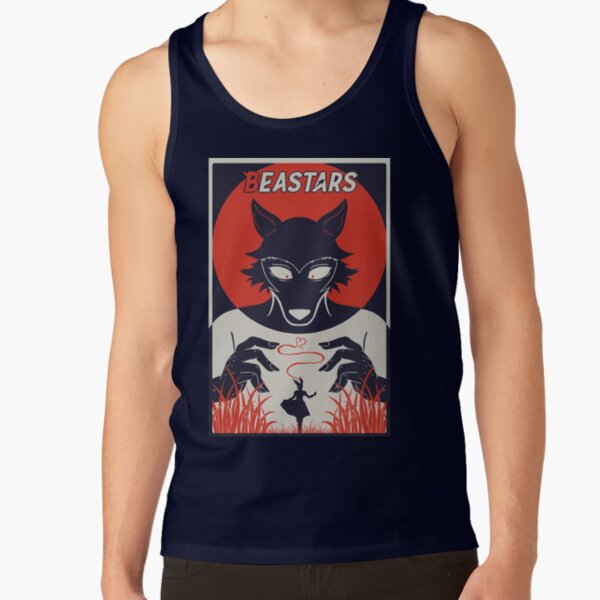 Beastars Print Legoshi Tank Top - Image 6