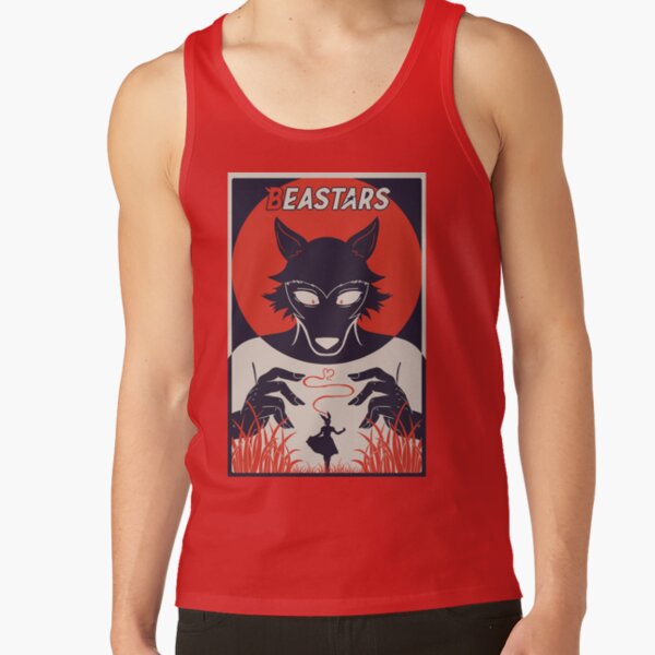 Beastars Print Legoshi Tank Top - Image 5