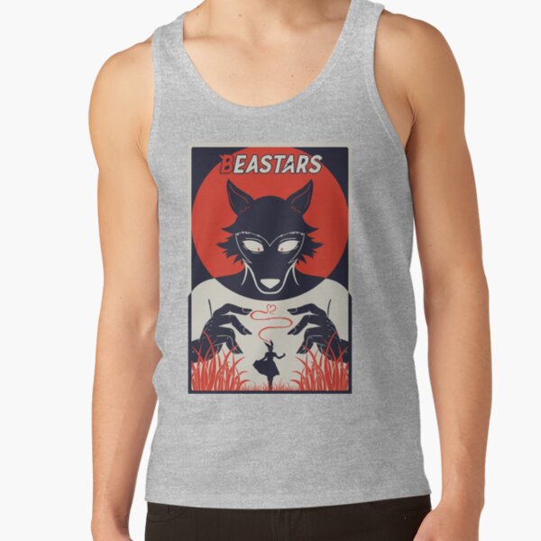 Beastars Print Legoshi Tank Top - Image 4