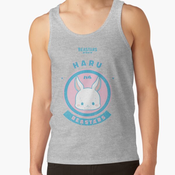 Best Selling Beastars Haru Chibi Grunge Style Tank Top - Image 4