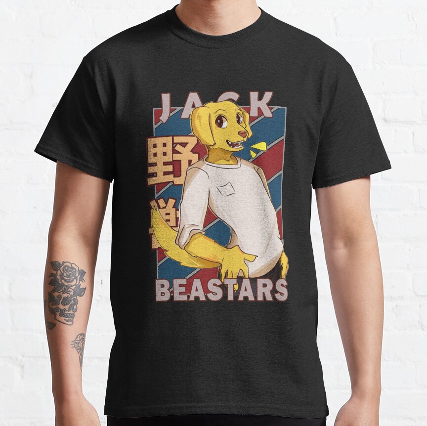 Jack Beastars Anime Manga Design T-shirt