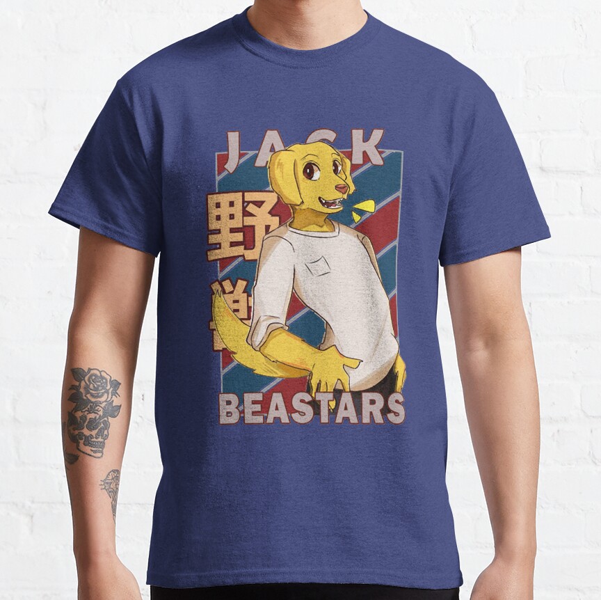 Jack Beastars Anime Manga Design T-shirt - Image 5