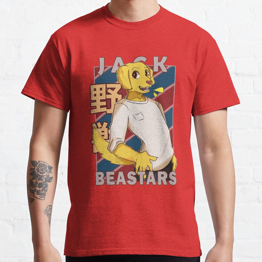 Jack Beastars Anime Manga Design T-shirt - Image 6