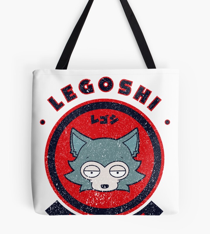 Beastars Legoshi Chibi Grunge Style Tote Bag