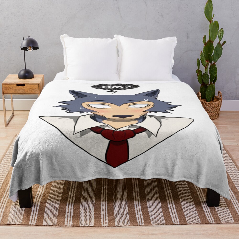 Beastars Legoshi The Wolf Anime Throw Blanket