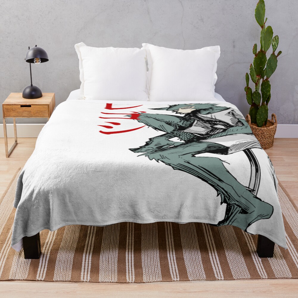 Legoshi Beastars Regoshi Wolf From Beastars Anime Throw Blanket