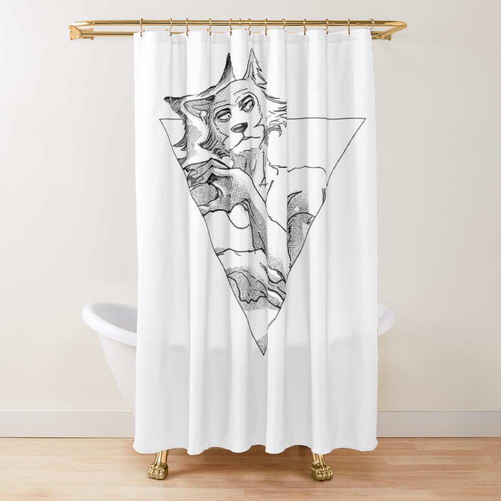 Beastars Anime Triangle Shower Curtain