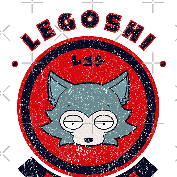 Beastars Legoshi Chibi Grunge Style Tote Bag - Image 2