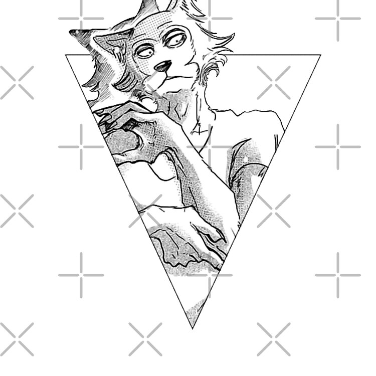 Beastars Anime Triangle Tote Bag - Image 2