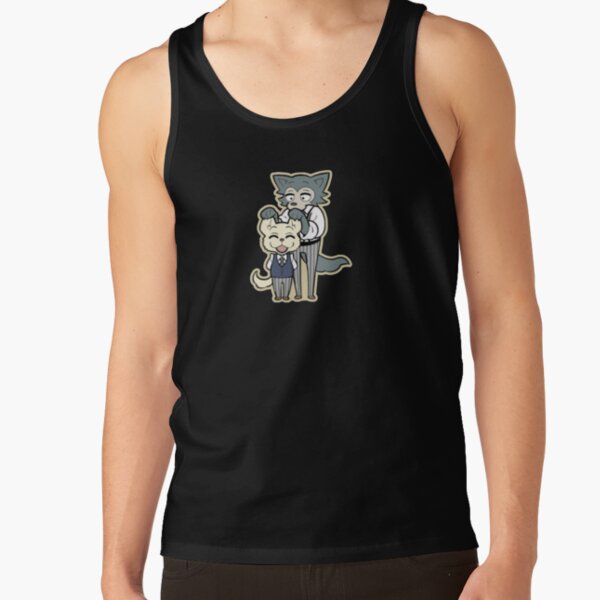 Beastars Legoshi And Jack Ear Lift Chibi Tank Top - Image 4