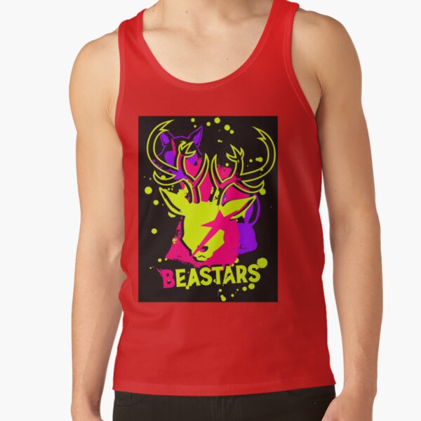Beastars Cartoon Manga Anime Gift Tank Top - Image 5