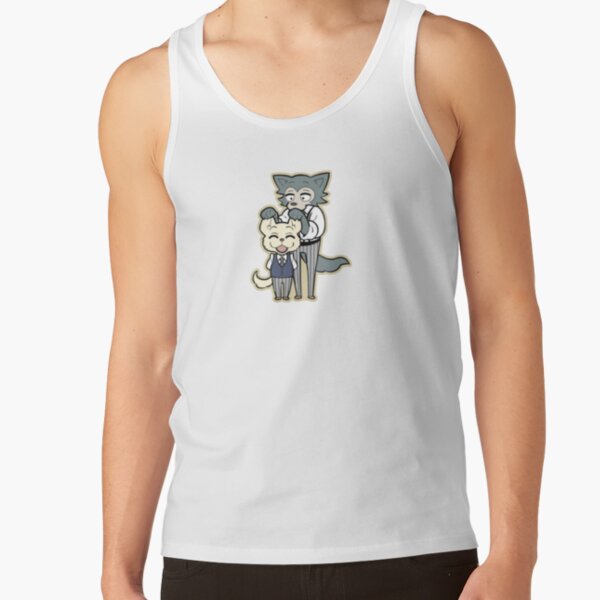 Beastars Legoshi And Jack Ear Lift Chibi Tank Top - Image 2