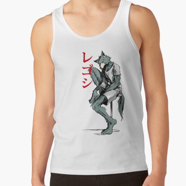 Legoshi Beastars Regoshi Wolf From Beastars Anime Tank Top - Image 2