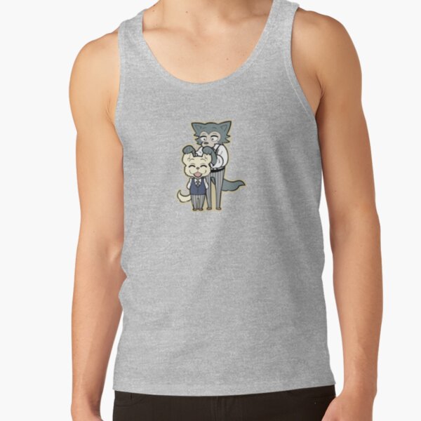 Beastars Legoshi And Jack Ear Lift Chibi Tank Top