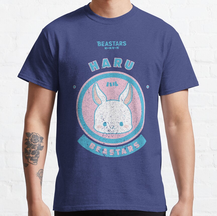 Best Selling Beastars Haru Chibi Grunge Style T-shirt - Image 5