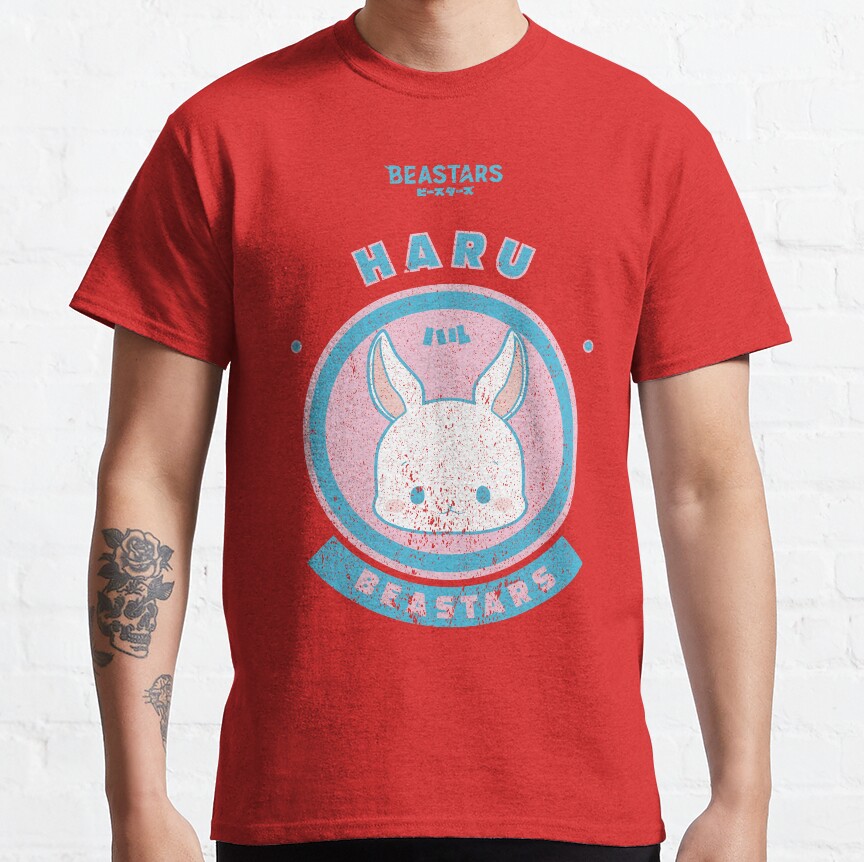 Best Selling Beastars Haru Chibi Grunge Style T-shirt - Image 6