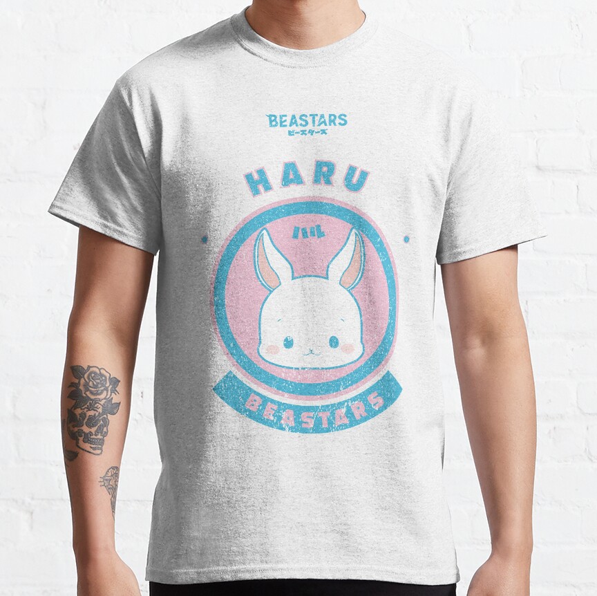 Best Selling Beastars Haru Chibi Grunge Style T-shirt - Image 2
