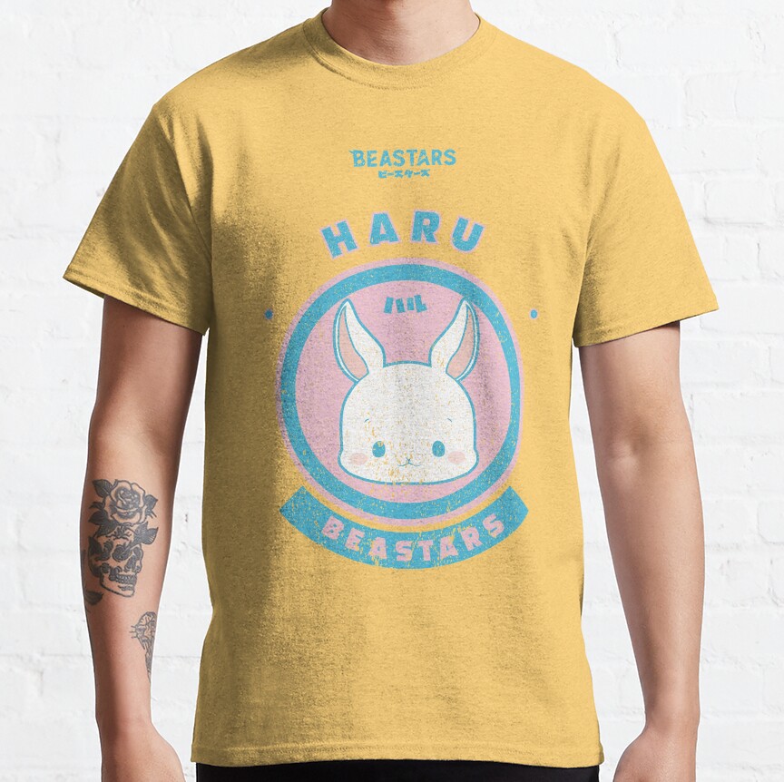 Best Selling Beastars Haru Chibi Grunge Style T-shirt - Image 7