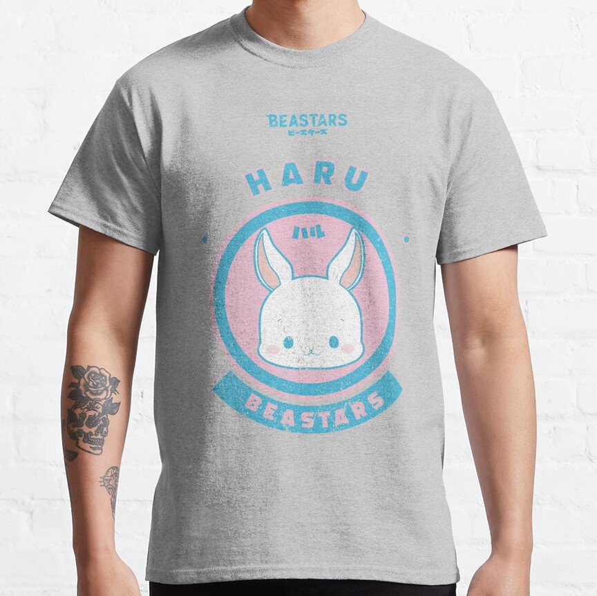 Best Selling Beastars Haru Chibi Grunge Style T-shirt - Image 4