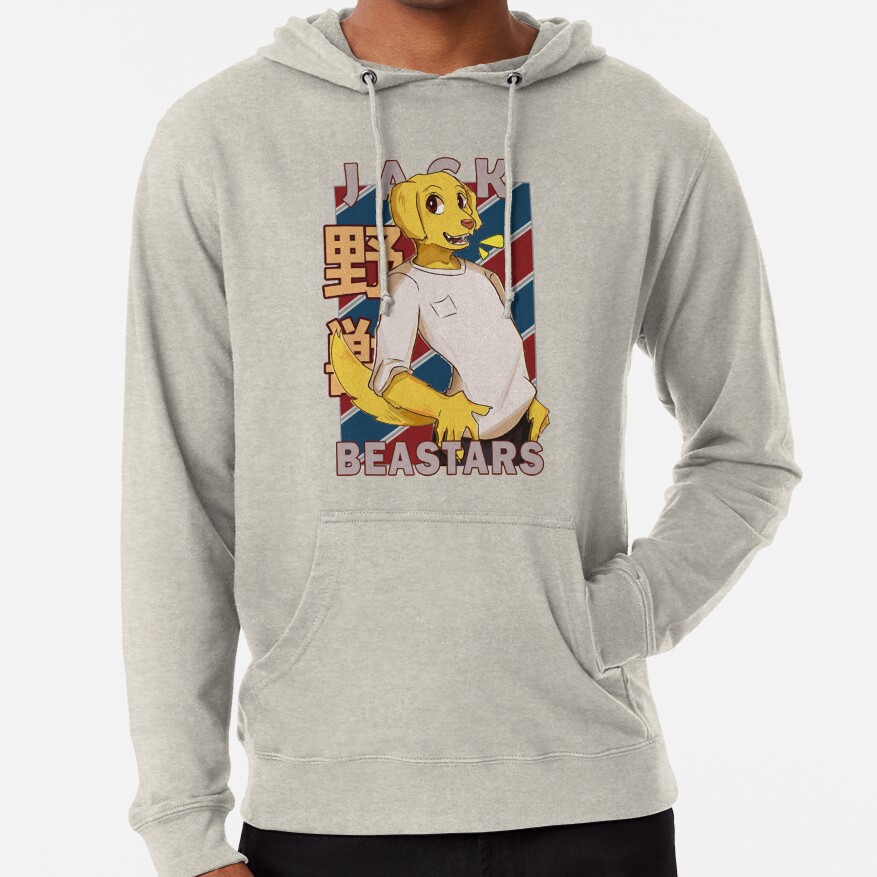Jack Beastars Anime Manga Design Hoodie - Image 4