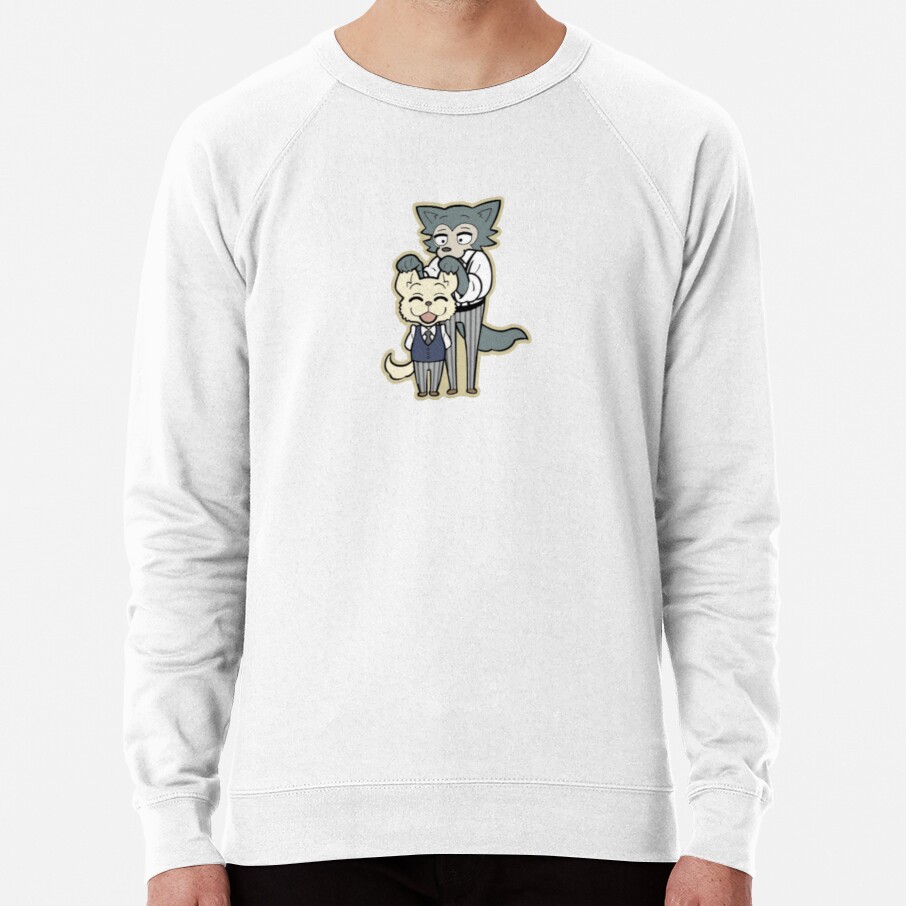 Beastars Legoshi And Jack Ear Lift Chibi Sweatshirt