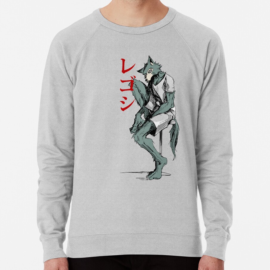 Legoshi Beastars Regoshi Wolf From Beastars Anime Sweatshirt - Image 6