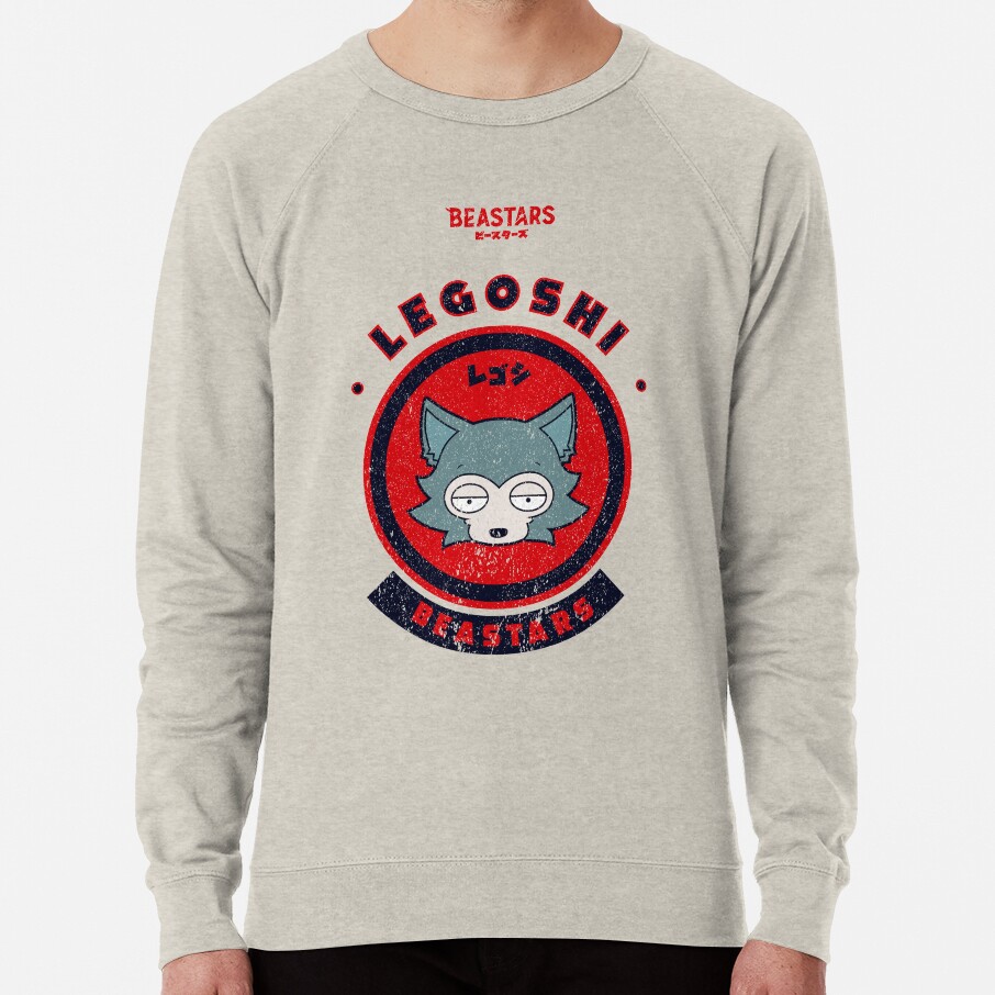 Beastars Legoshi Chibi Grunge Style Sweatshirt - Image 4