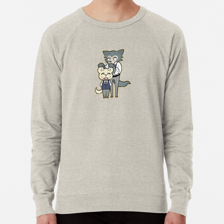 Beastars Legoshi And Jack Ear Lift Chibi Sweatshirt - Image 4