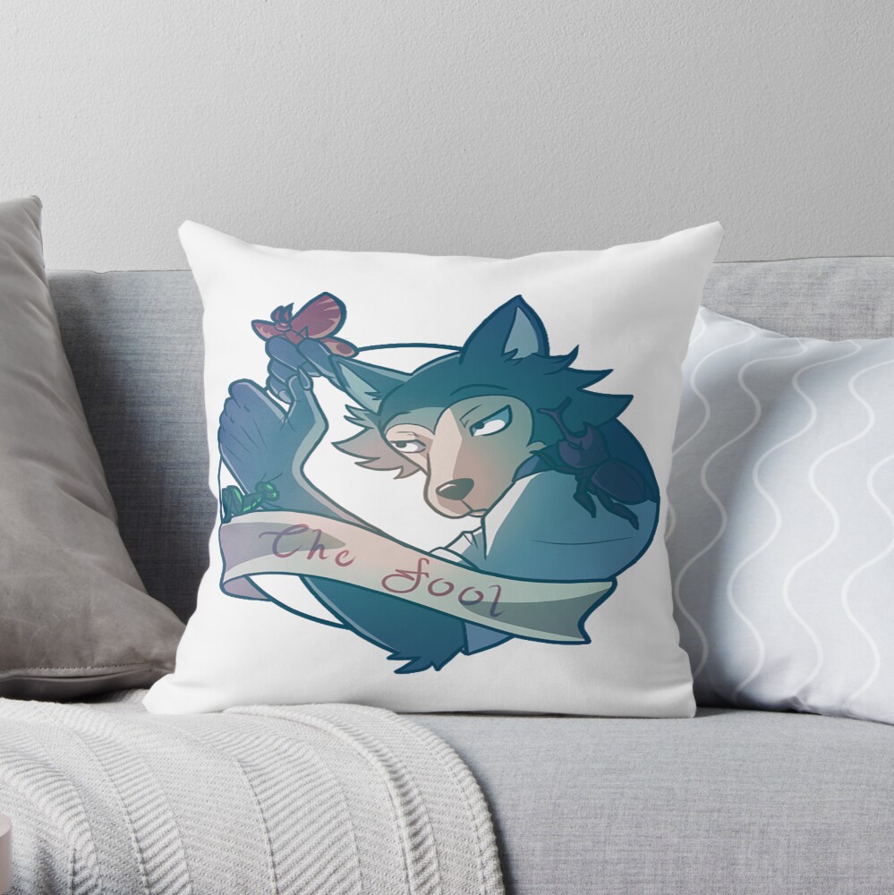 Legoshi The Fool Throw Pillow