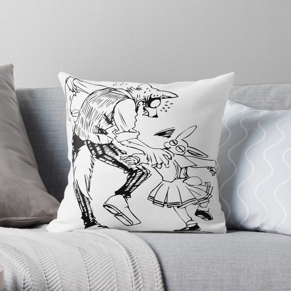 Beastars Legoshi And Haru Throw Pillow
