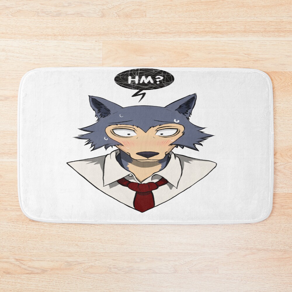 Beastars Legoshi The Wolf Anime Bath Mat