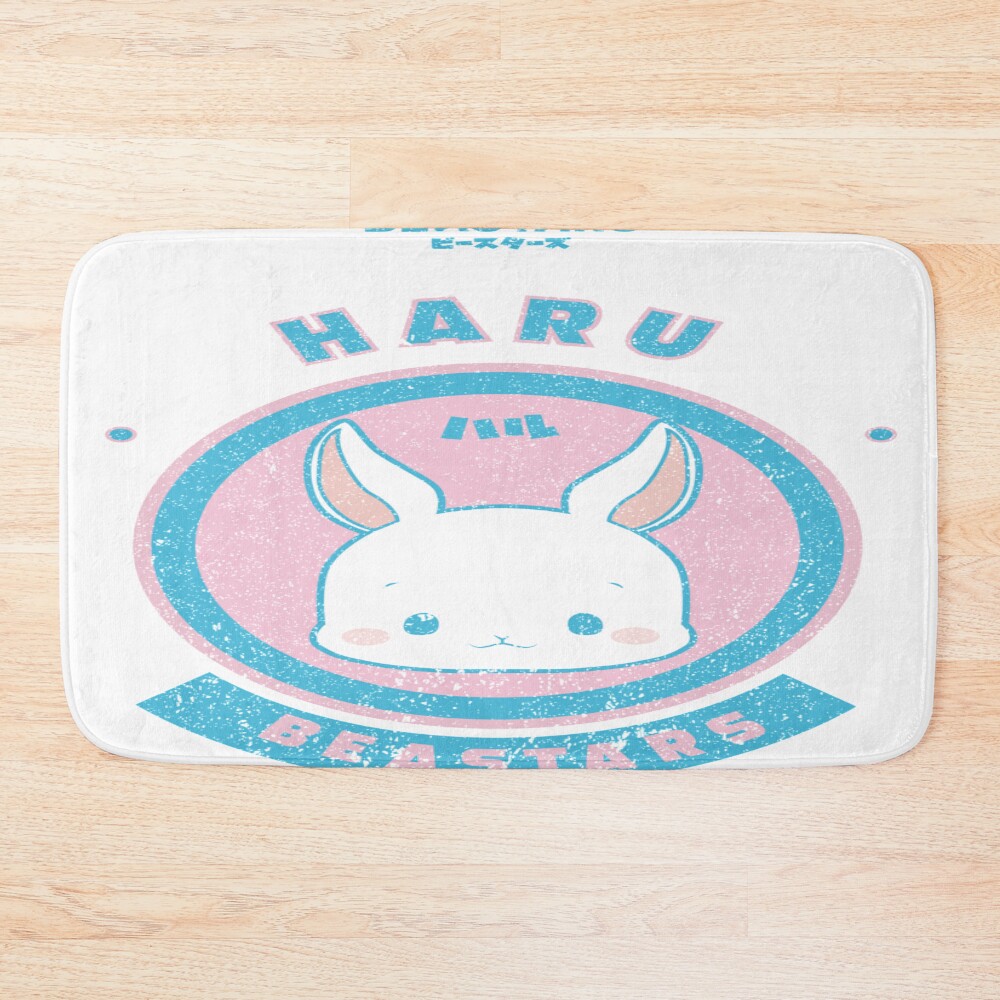 Best Selling Beastars Haru Chibi Grunge Style Bath Mat