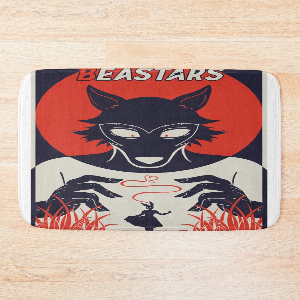 Beastars Print Legoshi Bath Mat
