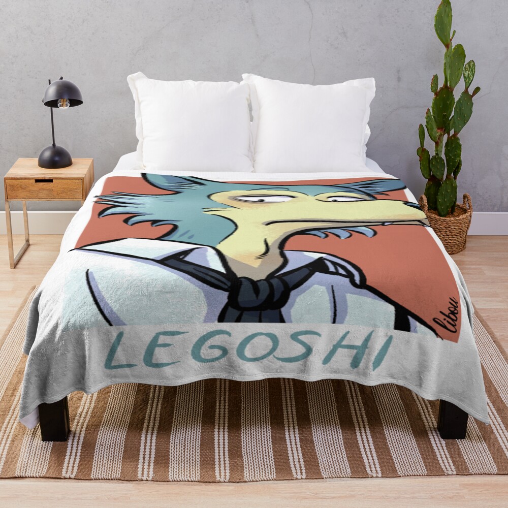 Hot Legoshi Beastars Legosi Throw Blanket