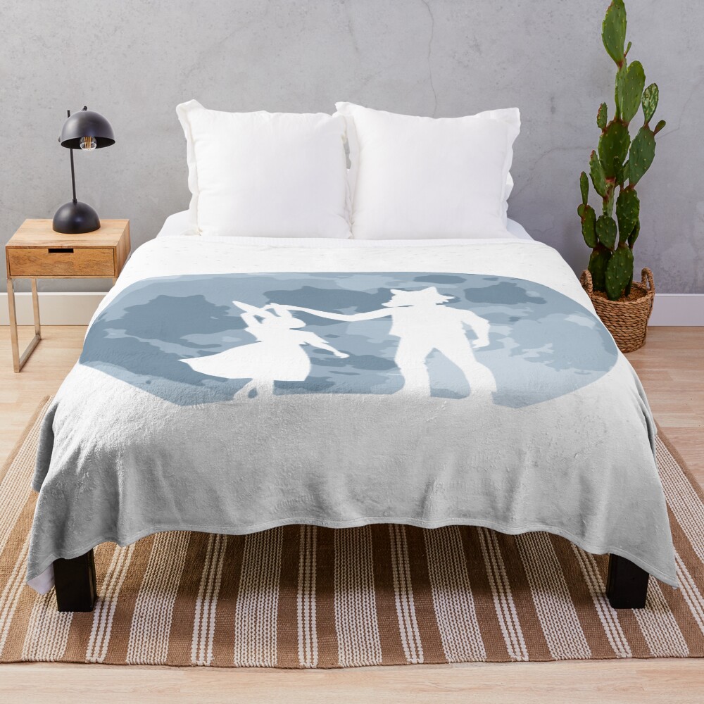 Beasts Under The Moon Throw Blanket