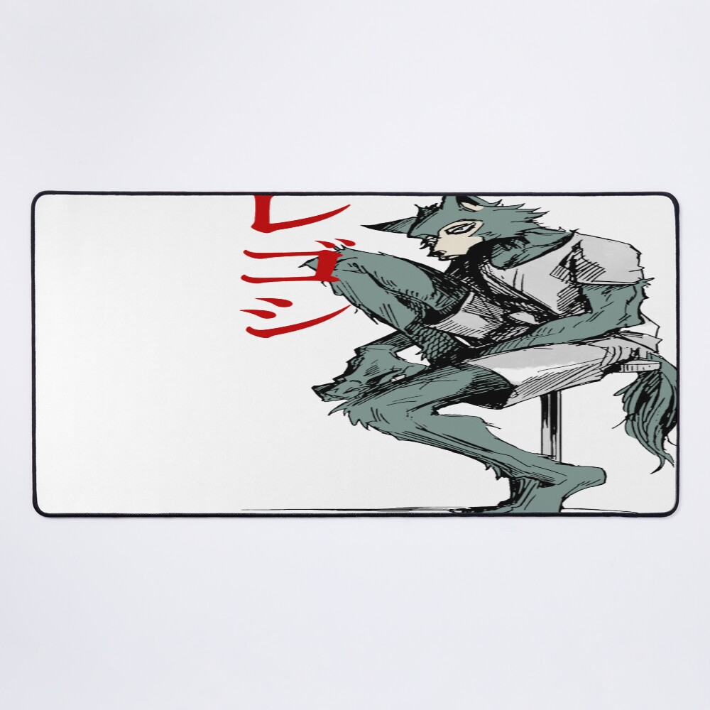 Legoshi Beastars Regoshi Wolf From Beastars Anime Mouse Pad