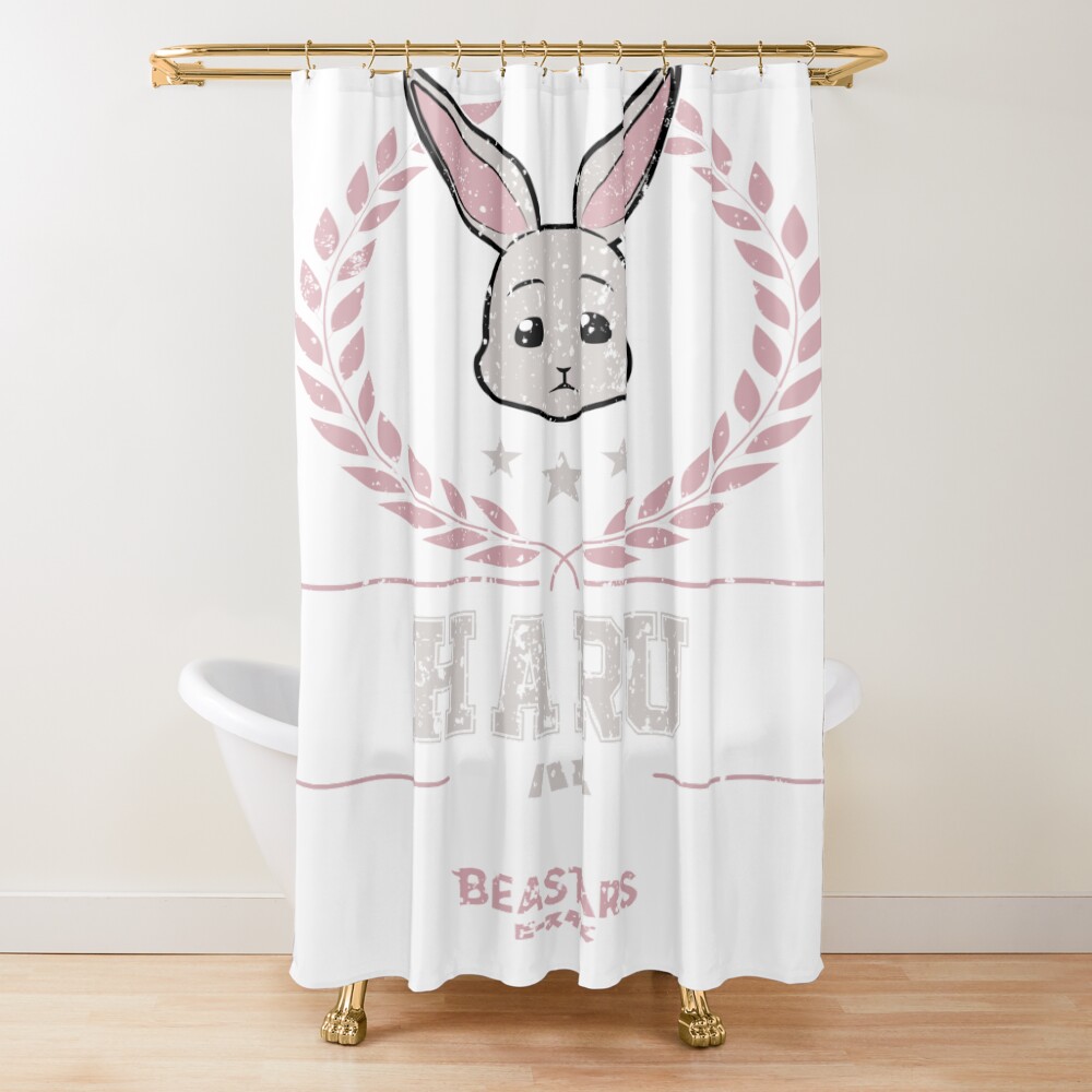 Beastars Team Haru Grunge Style Shower Curtain