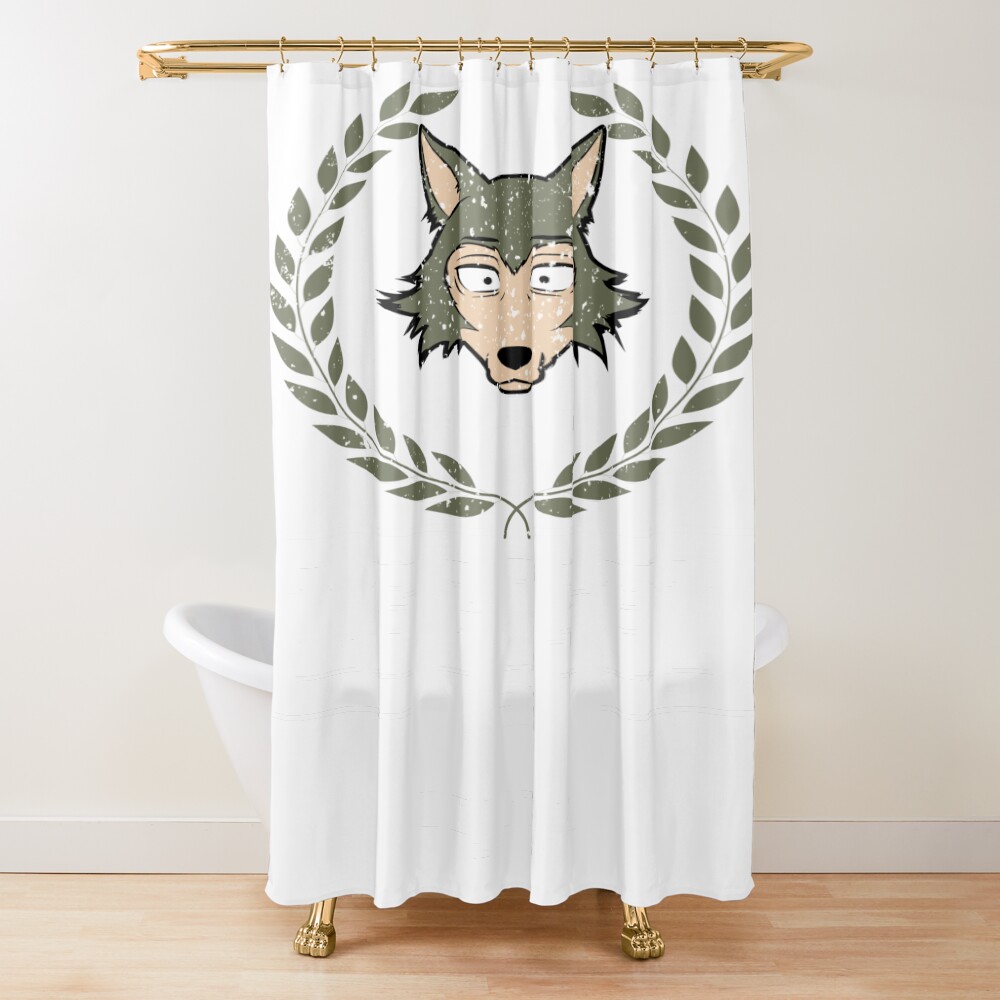 New Arrival Beastars Team Legoshi Grunge Style Shower Curtain
