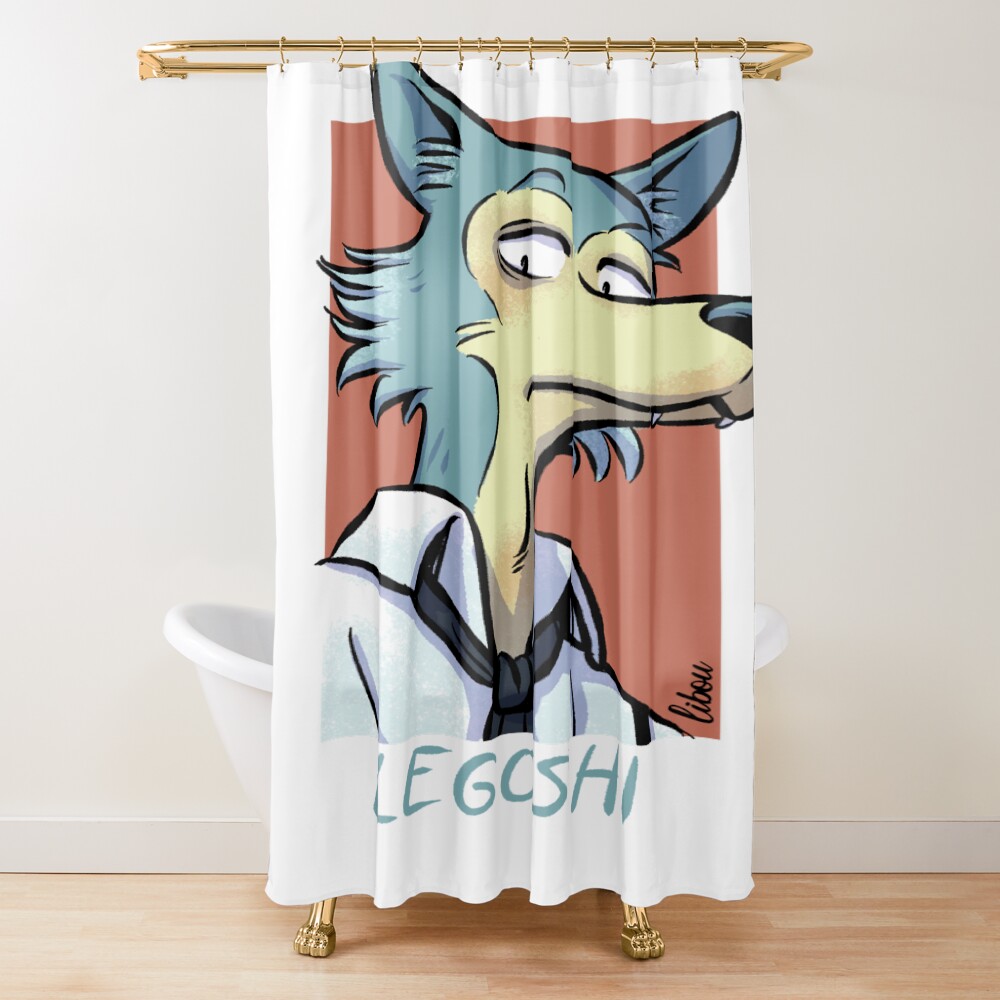 Hot Legoshi Beastars Legosi Shower Curtain
