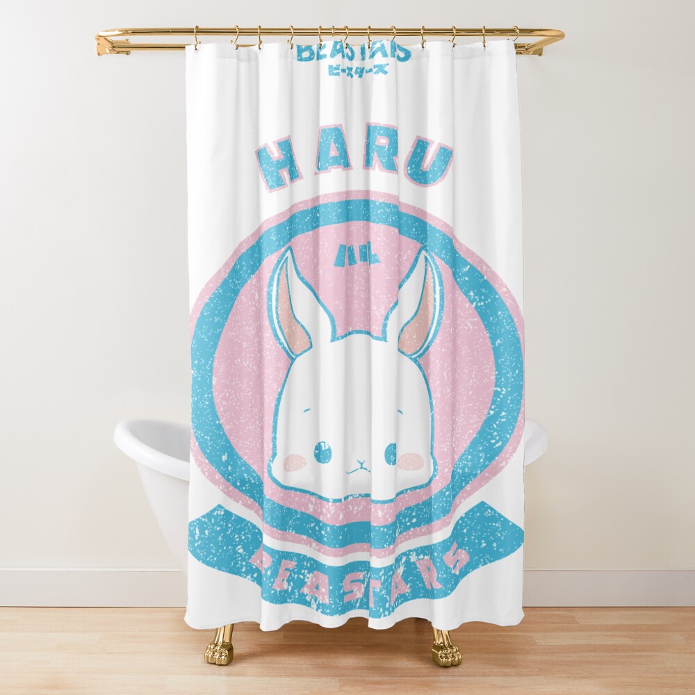 Best Selling Beastars Haru Chibi Grunge Style Shower Curtain