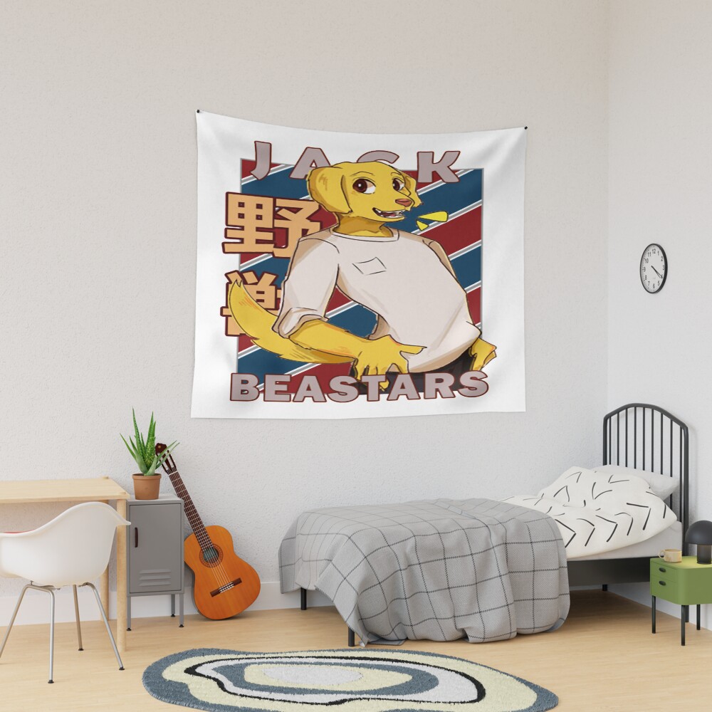 Jack Beastars Anime Manga Design Tapestry