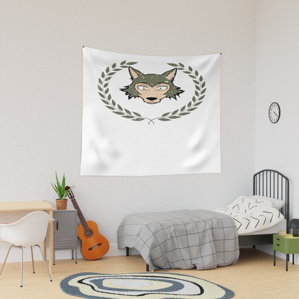 New Arrival Beastars Team Legoshi Grunge Style Tapestry